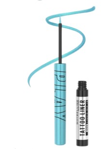 Maybelline Tattoo Liner Play Drop | So Much Egypt baby blue