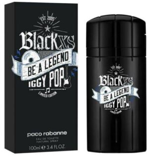 Paco Rabanne Black XS Be A Legend IGGY POP Limited Edition EDT Spray, 3.4oz/100ml