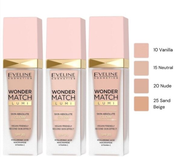 Eveline Wonder Match Lumi Foundation SPF20