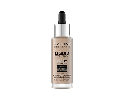 Eveline Liquid Control Serum Foundation- 025 Light Rose
