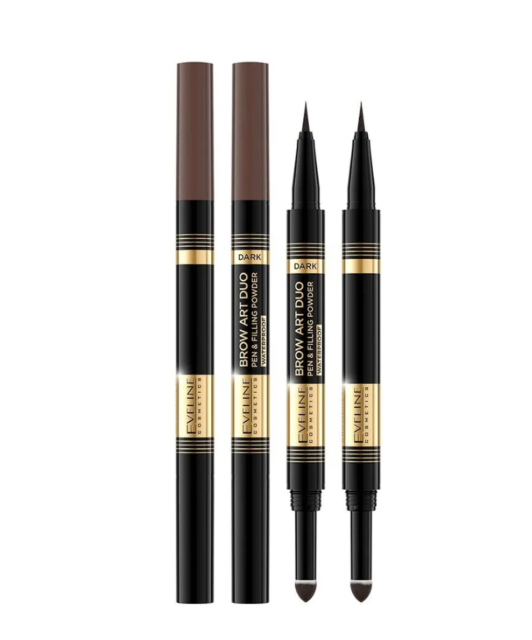 Eveline Brow Art Duo Pen & Filling Powder (2sides) Light